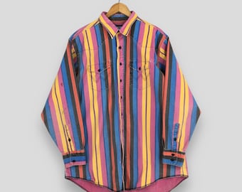 Chemise Western Wrangler Pour Femme – Taille M, Bleue, à Snaps, Manches Longues