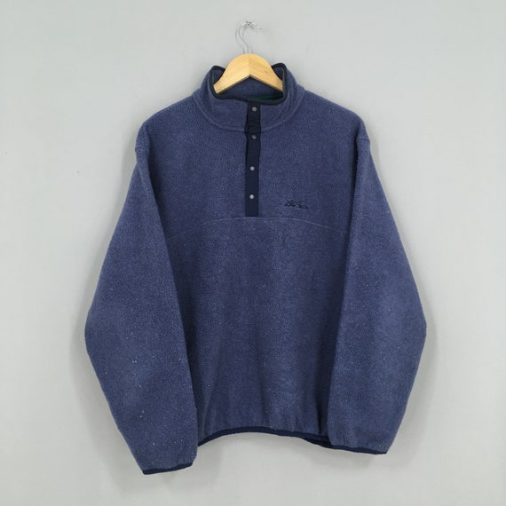 Vintage LL Bean Fleece Sweater Large 90's LL Bean