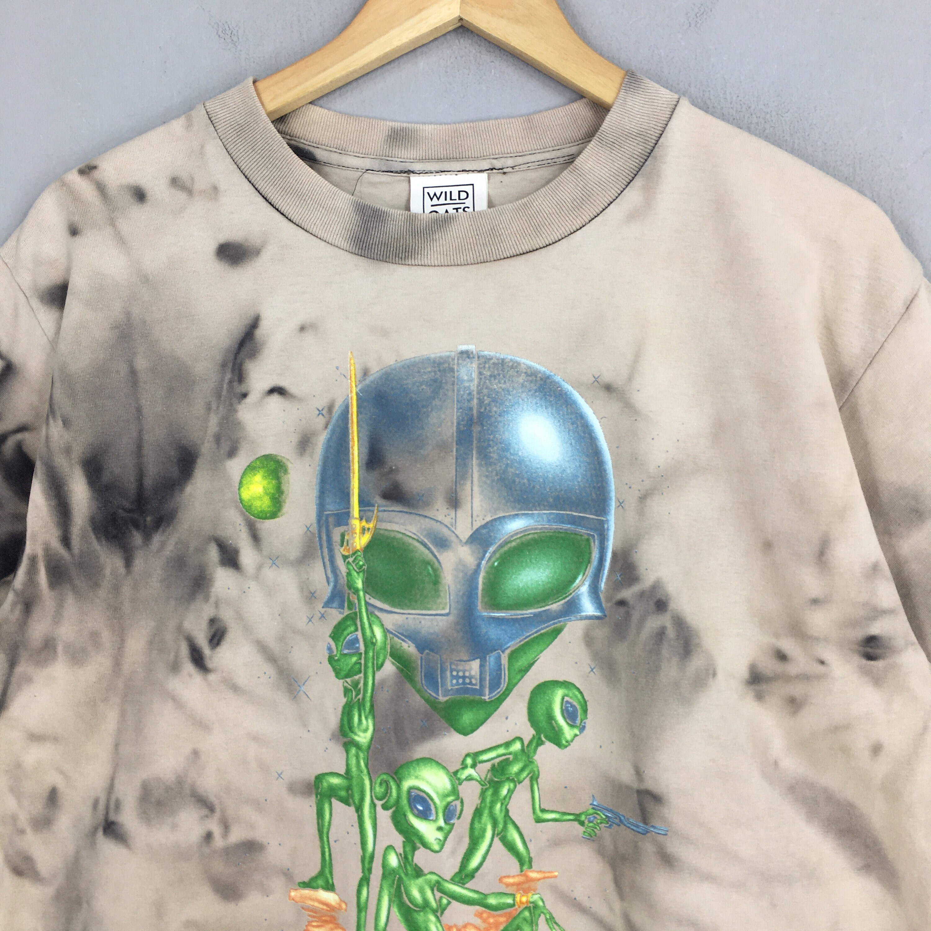 競売 T Bleach 51 Area Head Alien 90's Vintage Shirt 1997 Medium トップス