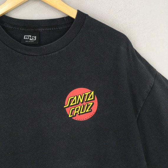 90s SANTA CRUZ tシャツ　襤褸 Vintage 90s Santa Cruz “ Screaming Hand “ Skateboarding T