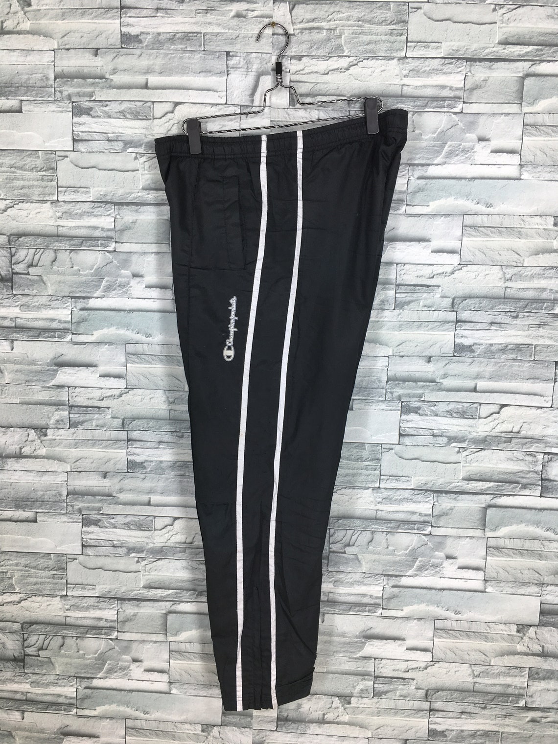 Champion Pants Drawstring Champion Track Pants Champion Usa Etsy