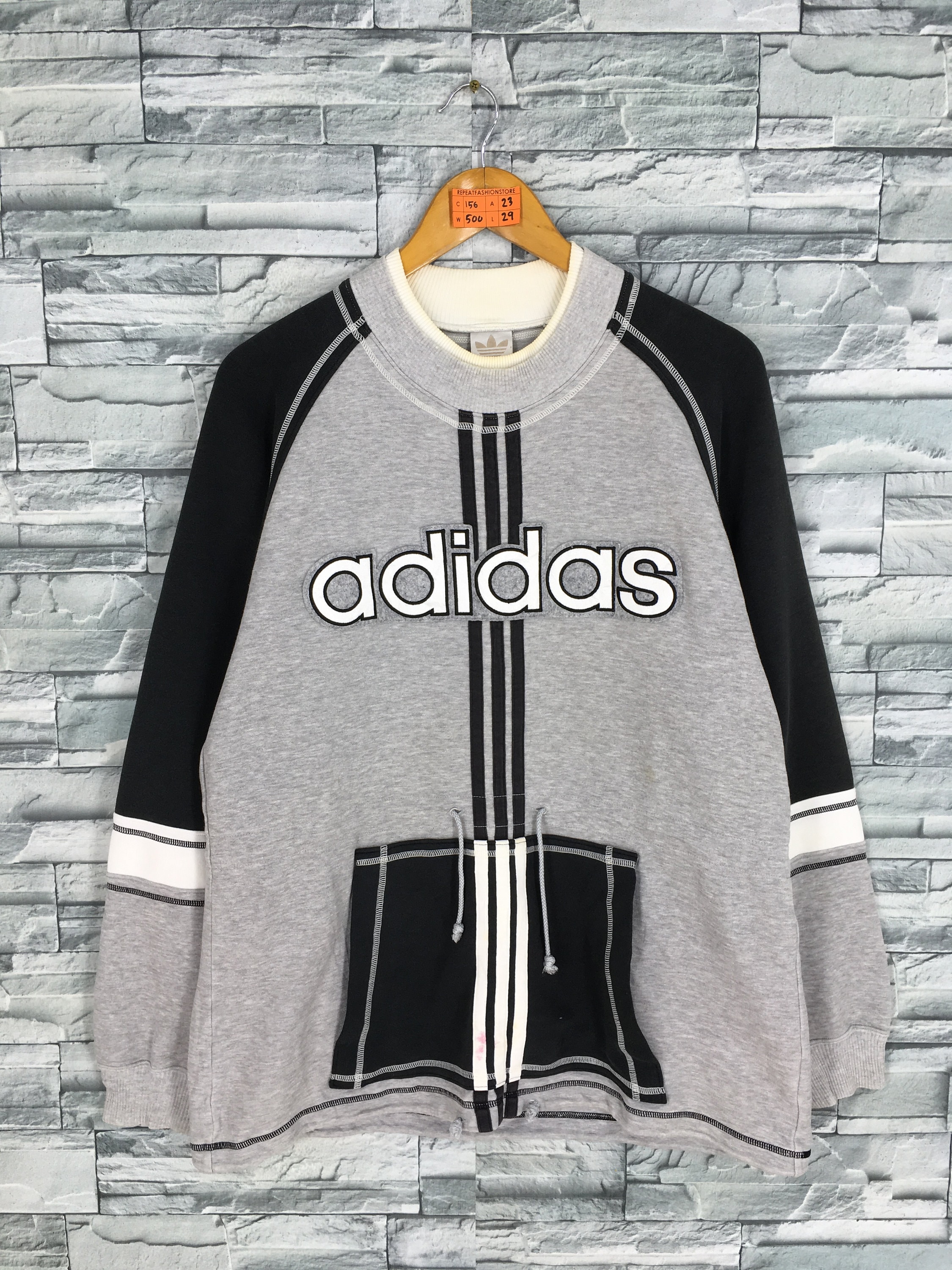 Vintage 80's ADIDAS Sweatshirt Unisex 