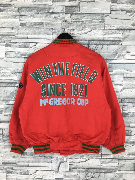 Mcgregor Bomber Varsity Jacket Medium Mens Vintage