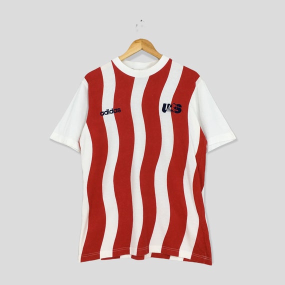 Medicina Forense Aparentemente Peregrinación Vintage 90's Adidas Usa Soccer Team Camiseta Mediana - Etsy España