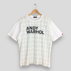 Vintage Andy Warhol Dollar Art White T shirt XLarge 1982 Dollar Money Artwork Print Andy Warhol Pop Art Tee Size XL