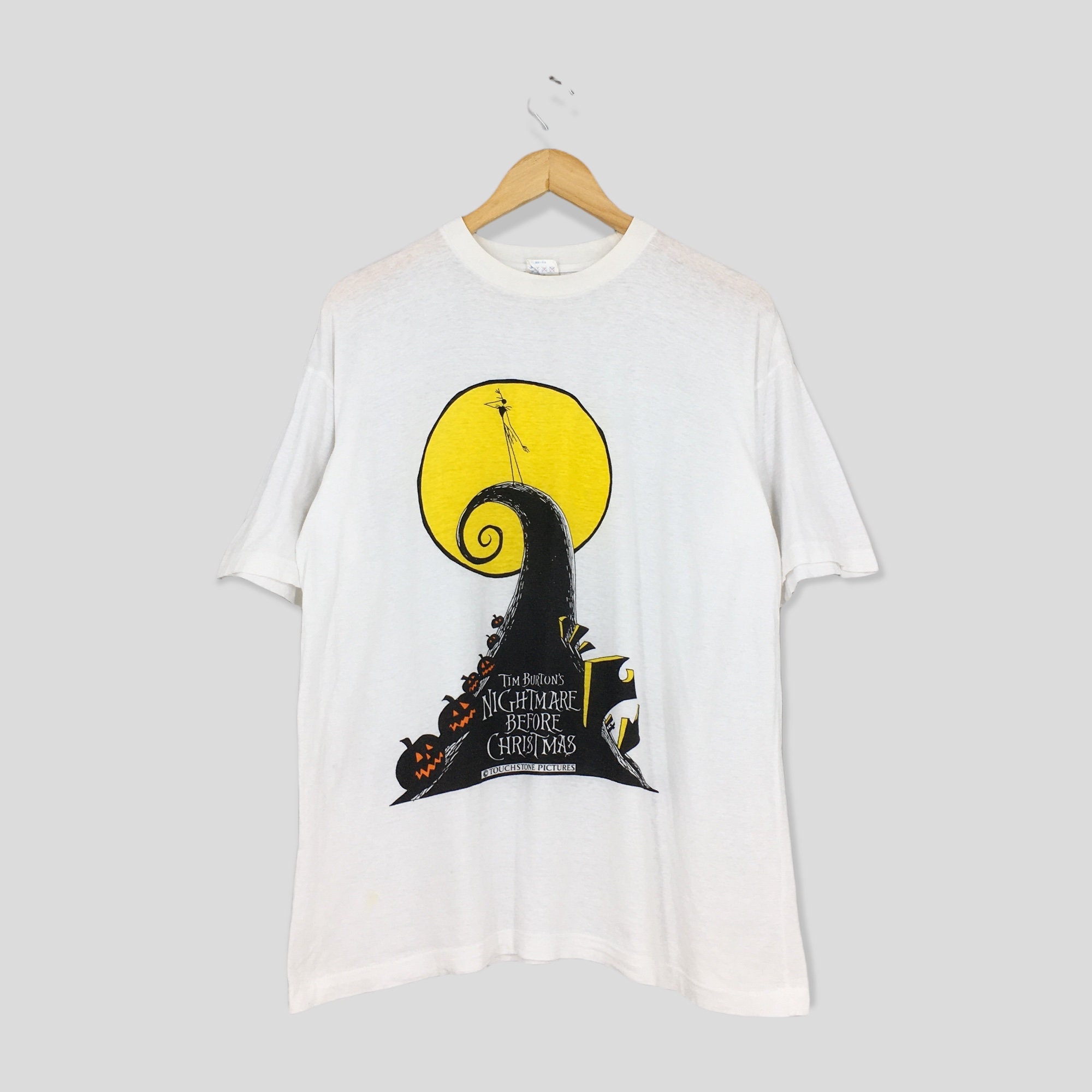 Vintage 90's Tim Burton Nightmare Before Christmas T Shirt Vintage 90's Tim Burton Nightmare Before Christmas T Shirt