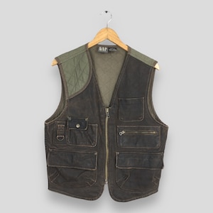 Vintage Nigel Cabourn Tactical Vest Jacket Medium 90's Nigel Vintage Nigel Cabourn Tactical Vest Jacket Medium 90's Nigel