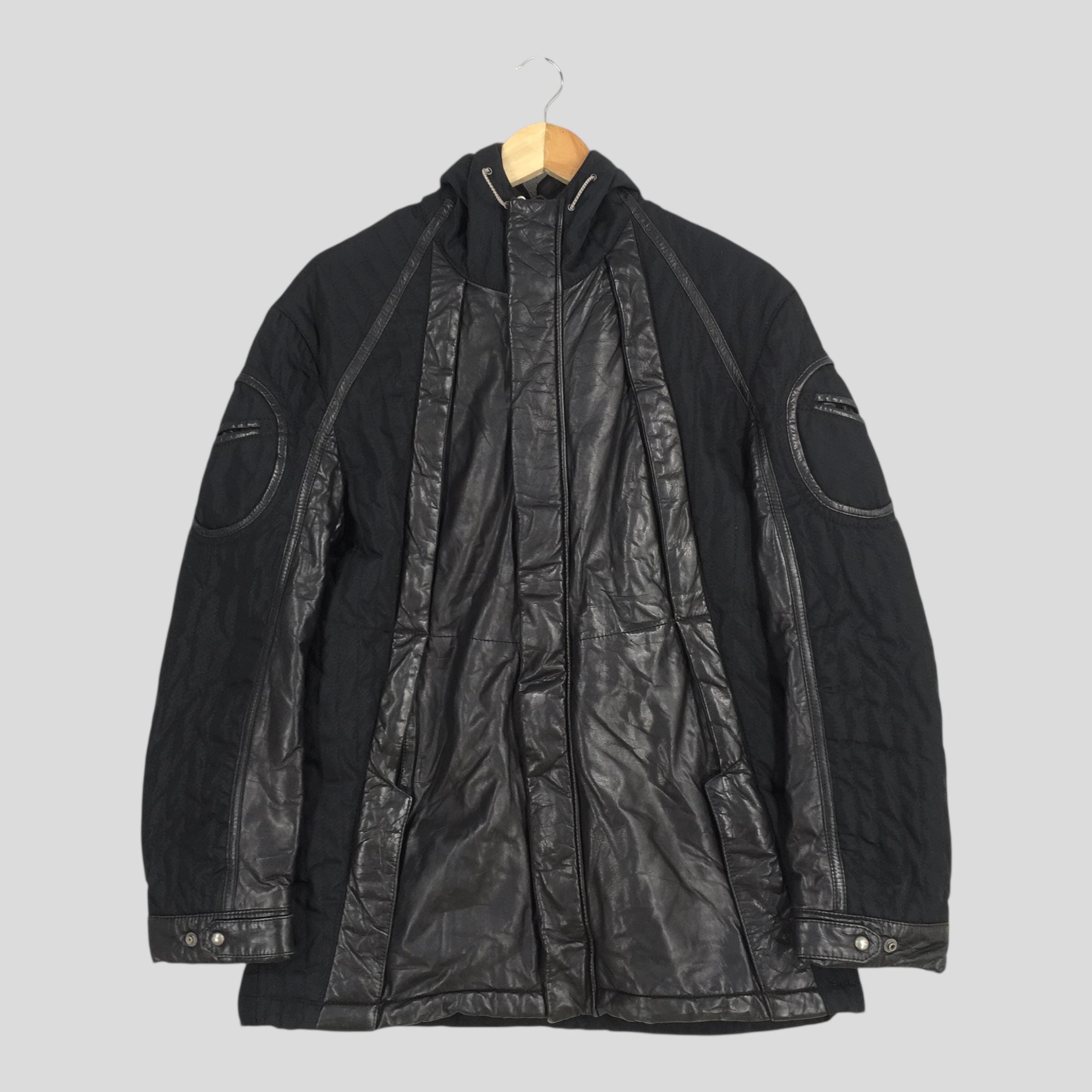 ジャケット・アウター GIRBAUD CLOSED archive leather jacket Marithe + Francois Girbaud Archival Girbaud x Closed Leather