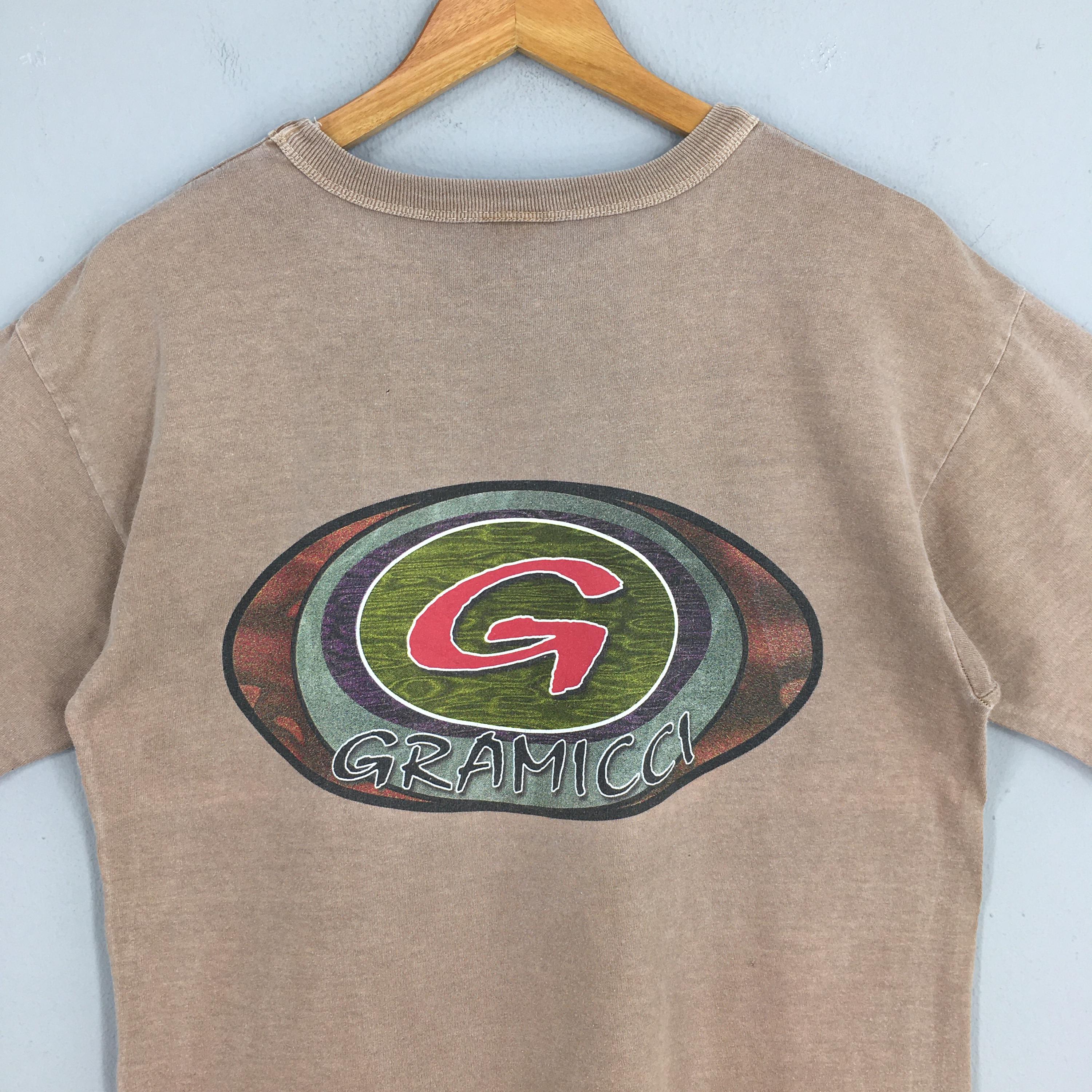 Vintage 90s Gramicci Usa Brown Graphics Tshirt Small Gramicci
