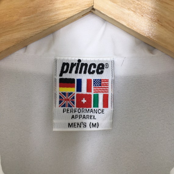 Vintage 90's Prince Usa Tennis Zipper Jacket Medi… - image 3