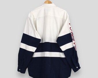 Vintage 90s Nautica Oxfords Shirt Large Nautica Blue Water