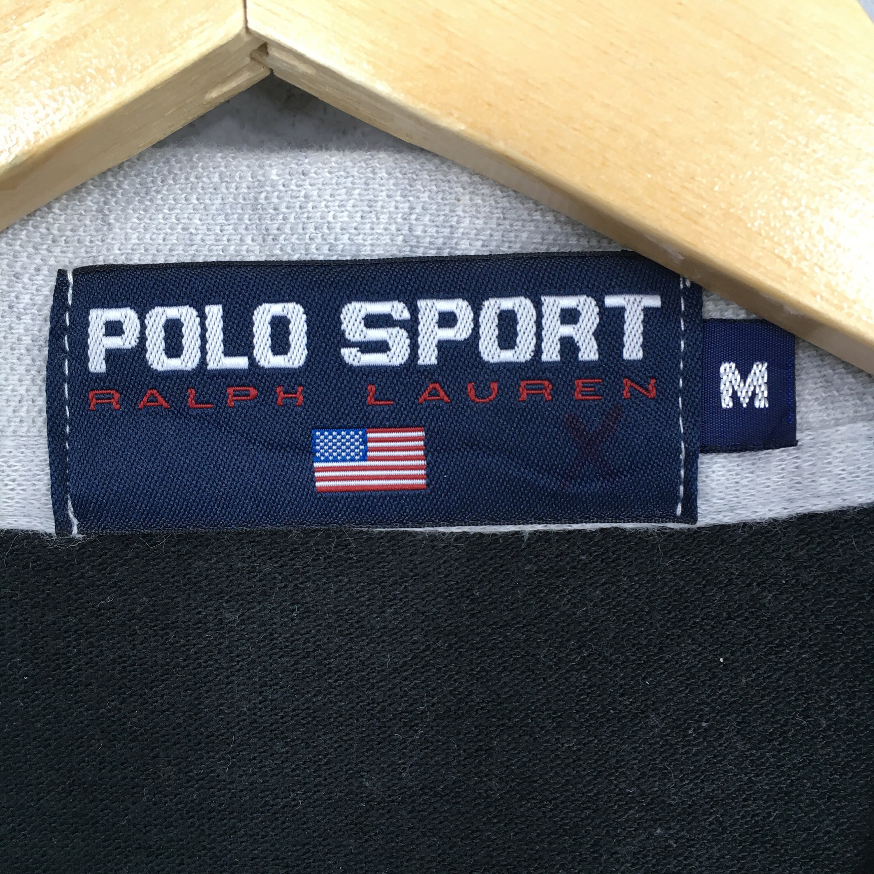 Vintage Polo Sport Rugby Shirt Medium 1990's Ralph Lauren Etsy