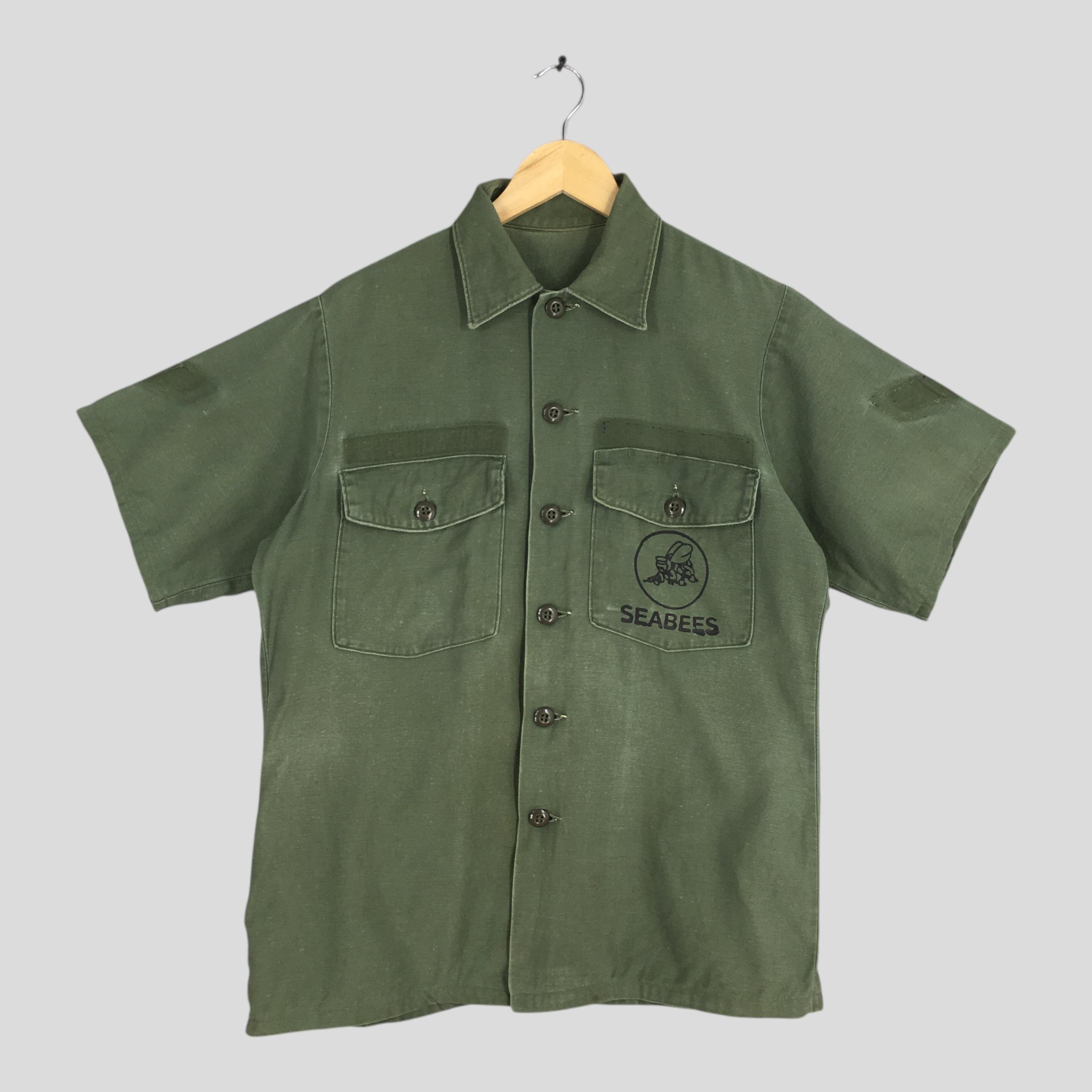 60〜70s USMC コットン UTILITY SHIRTS ミリタリー 古着 60〜70s USMC 