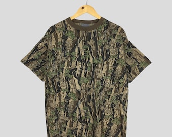Vintage 90s Jerzees Mossy Oak Camo Sweatshirt Xlarge Outdoor