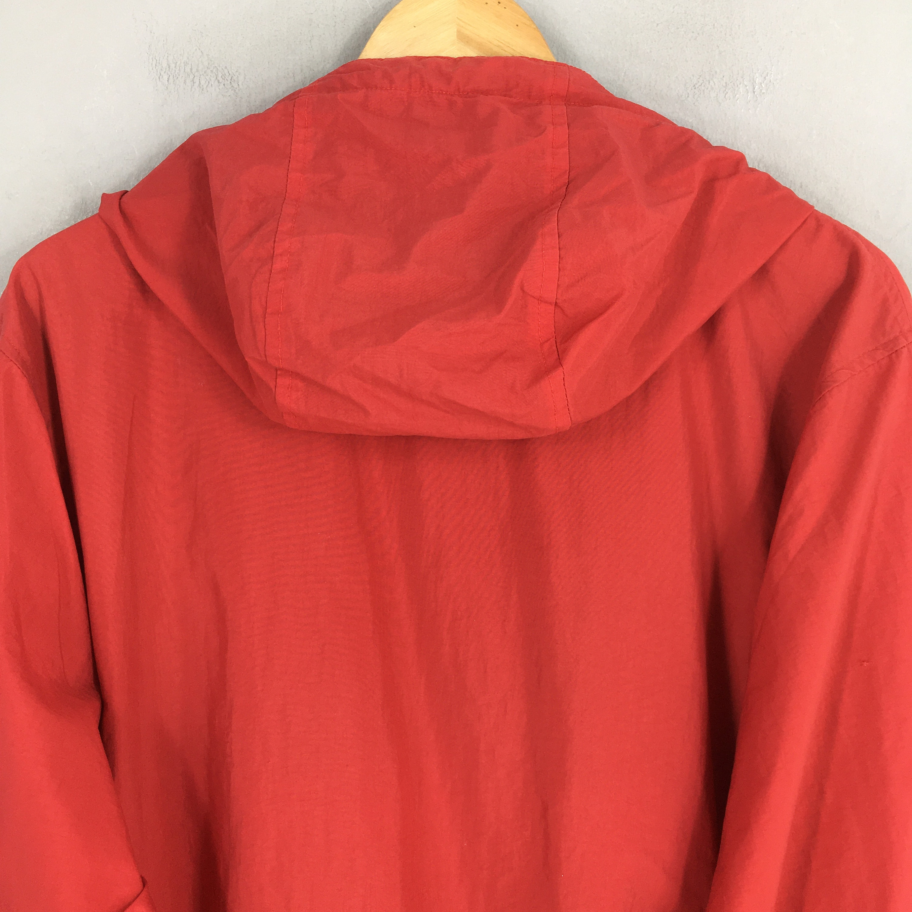 Vintage Lantern Bay Red Hoodie Jacket Large 90