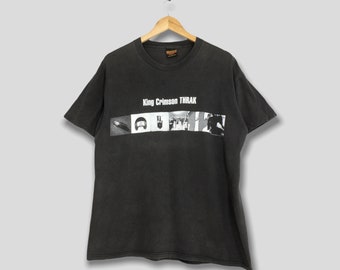 Vtg 1995 King Crimson Vrooom Thrak Tour Concert T-shirt Red XL