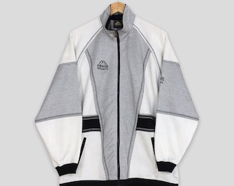 Kappa ミドラージャケットX LARGE 白/青 Vintage Kappa Sport Track Top Jacket Xlarge 90's Kappa