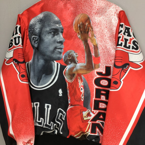 Vintage Chalk Line NBA Chicago Bulls Michael Jordan Bomber Jacket