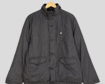 Vintage Kansai Yamamoto Puffer Reversible Jacket Medium 90's Kansai Yamamoto Casual Warmer Jacket Kansai Japan Black Quilted Coat Size M