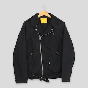 Biker Black Jacket Vivastudio Premium Leather - Etsy
