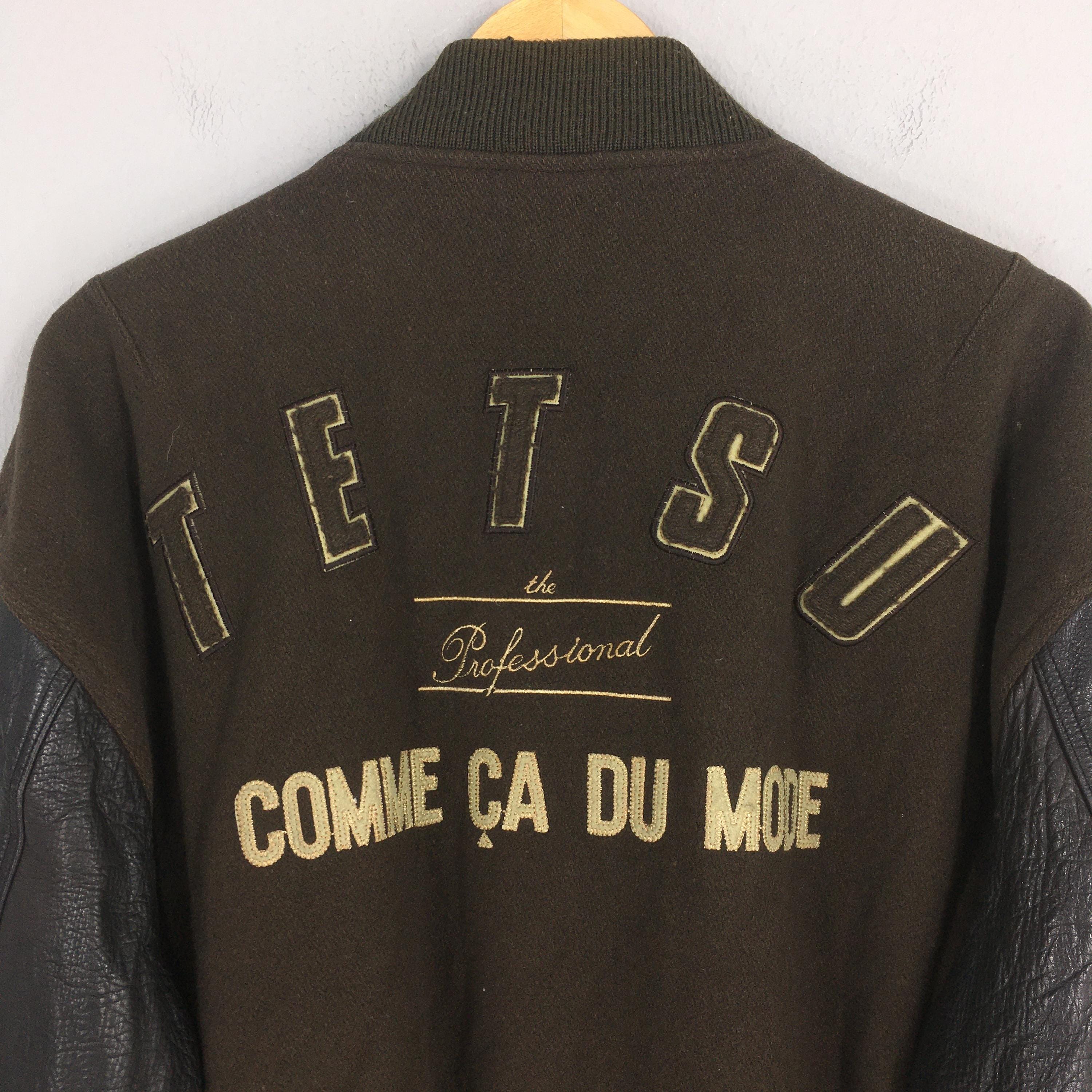 ジャケット・アウター 00s vintage comme ca du mode men jacket Vintage Comme Ca Du Mode Varsity Jacket Green Large Comme Ca