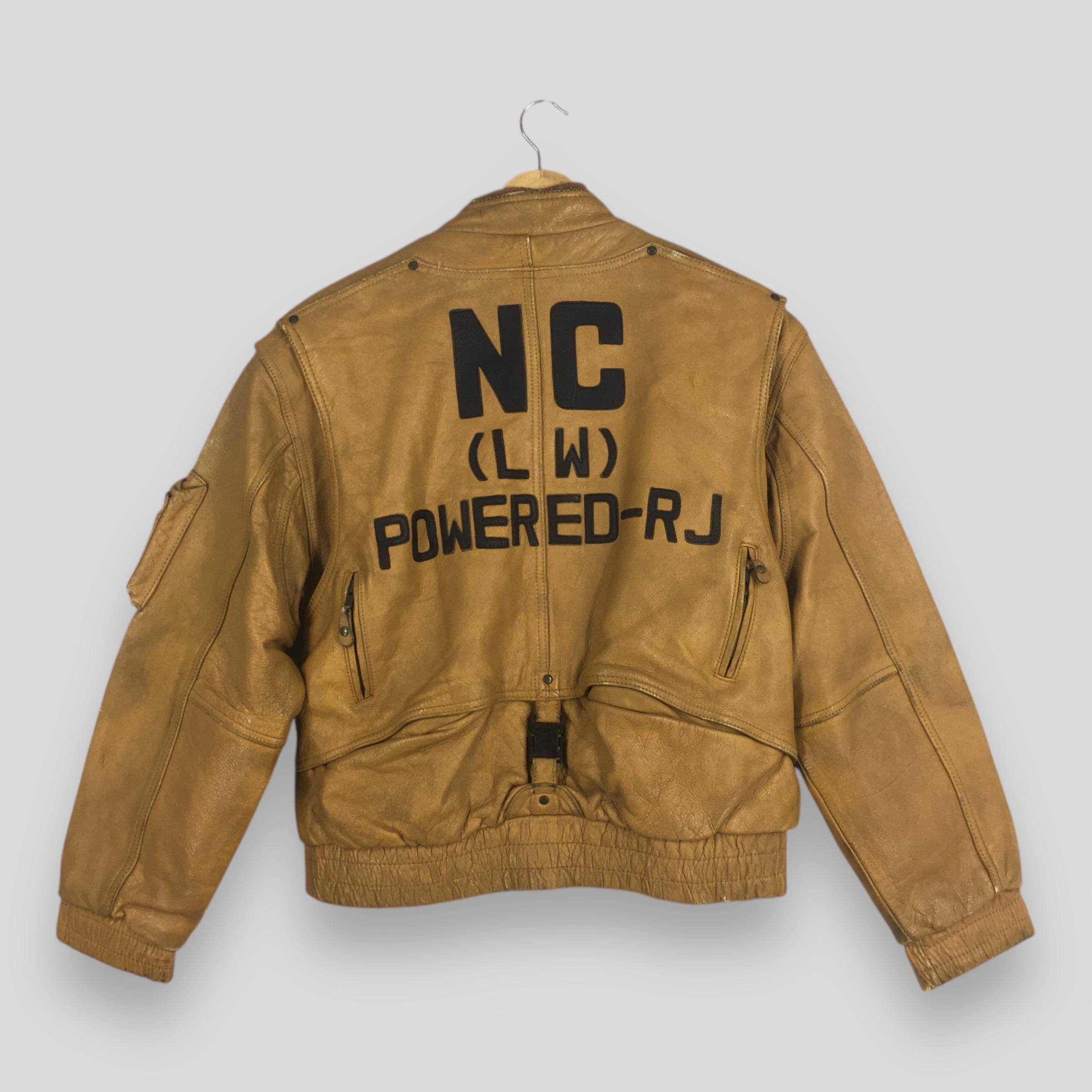 Vintage Kadoya New Concepter Motorcycles Rider Leather Jacket