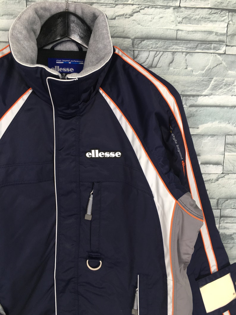 Vintage Ellesse Ski Wear Dark Blue Jacket Large Ellesse Italia - Etsy UK