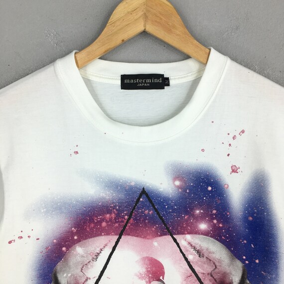 Mastermind Japan Skulls Printed White T Shirt Medium