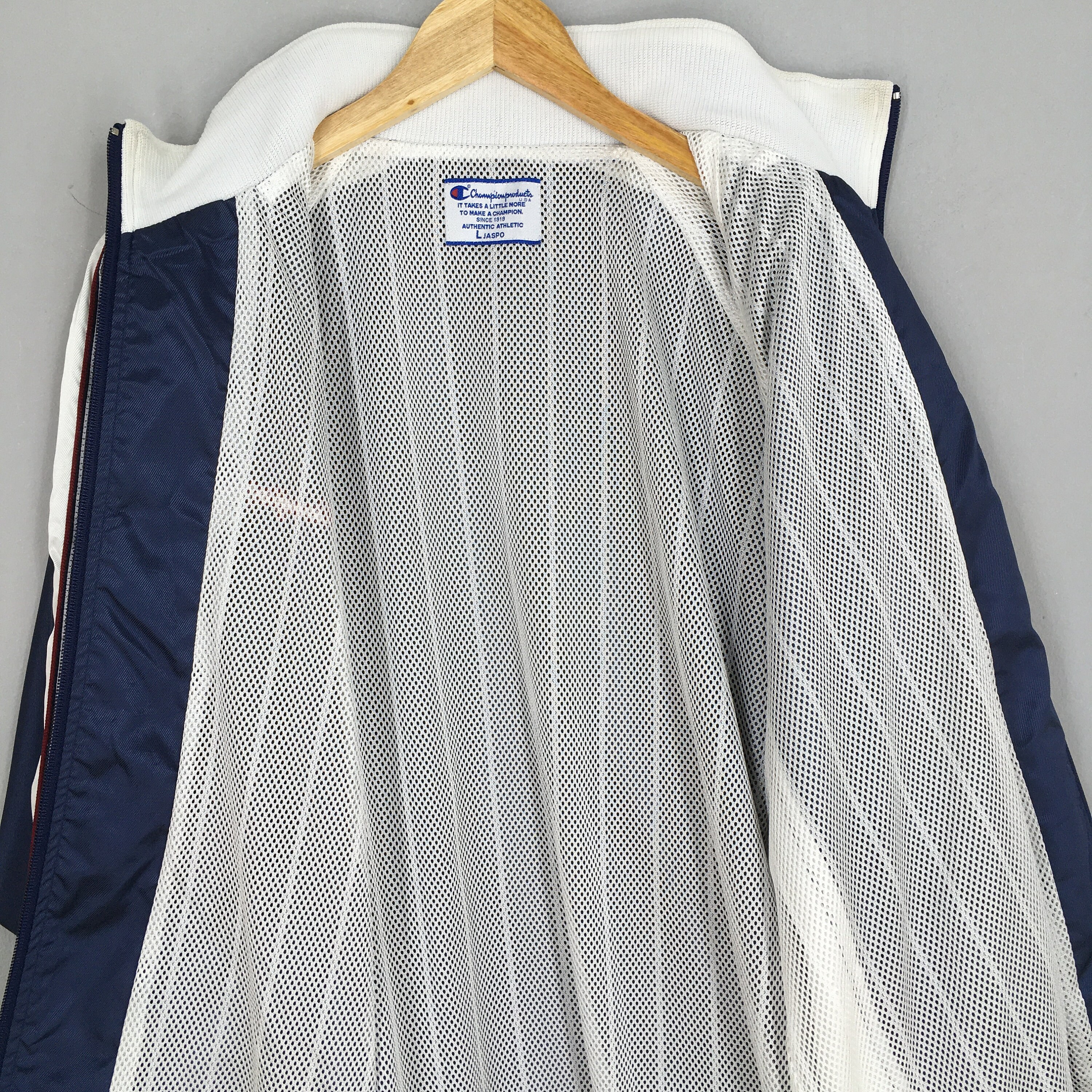 Vintage 90s Champion Hoodie Jacket Windbreaker Large Champion 