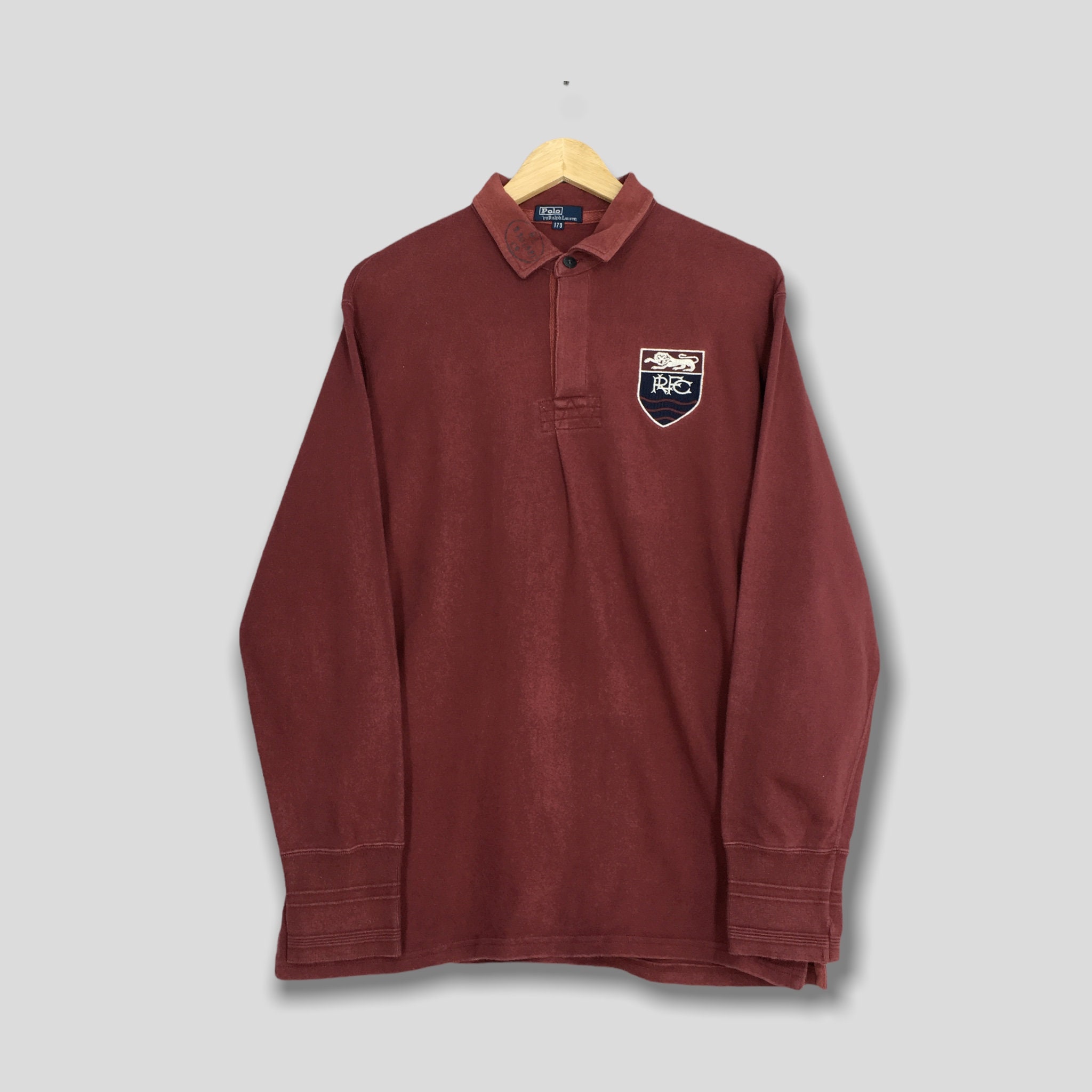 ウェア 90s Polo Ralph Lauren RUGGER SHIRT 90s “ POLO by Ralph Lauren “rugger shirt Vintage 90s Polo