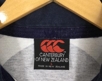 Vintage 1997 Canterbury Auckland Blues Super 12 Rugby Jersey Large