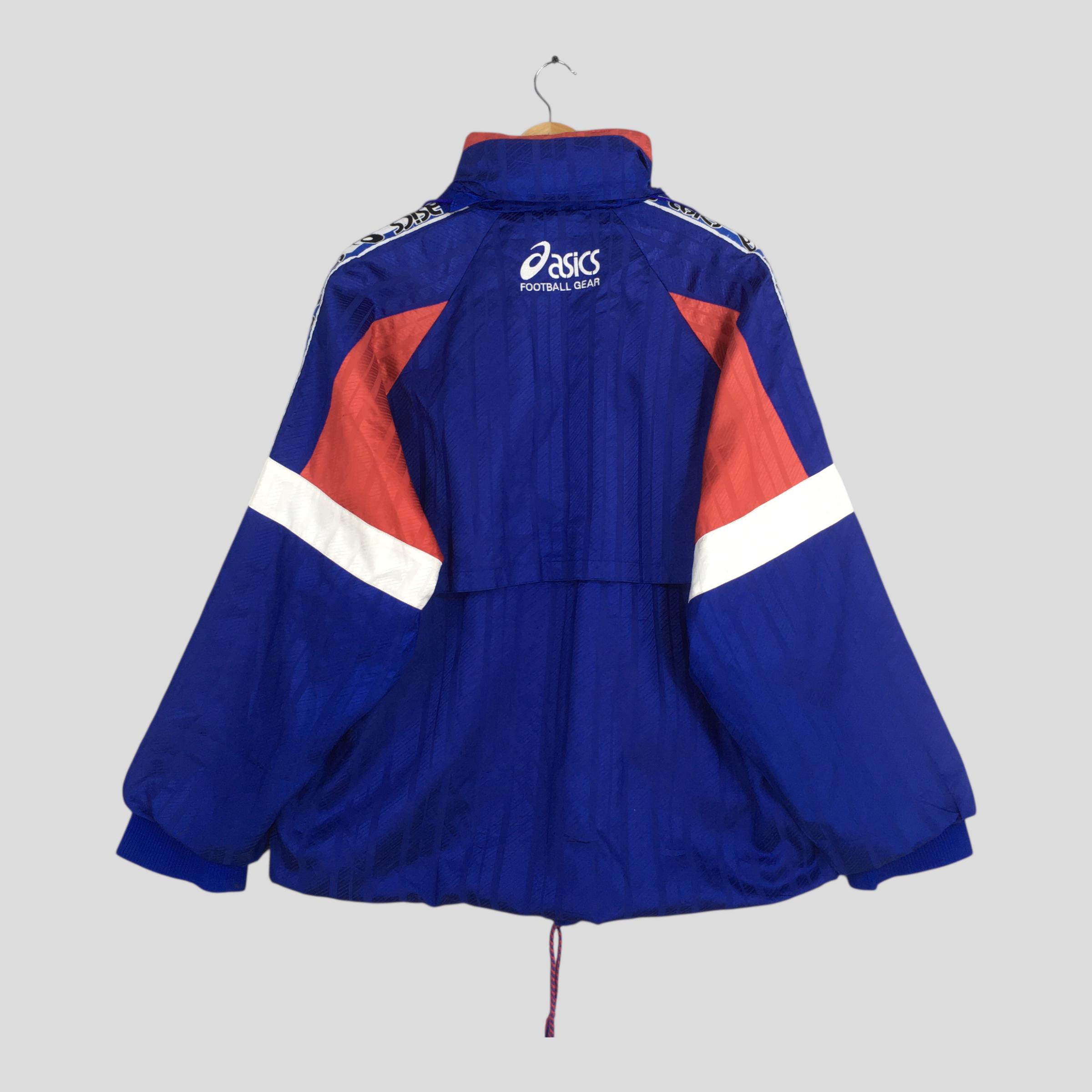 Vintage 90s Asics Japan Windbreaker Hoodie Jacket Xlarge Asics