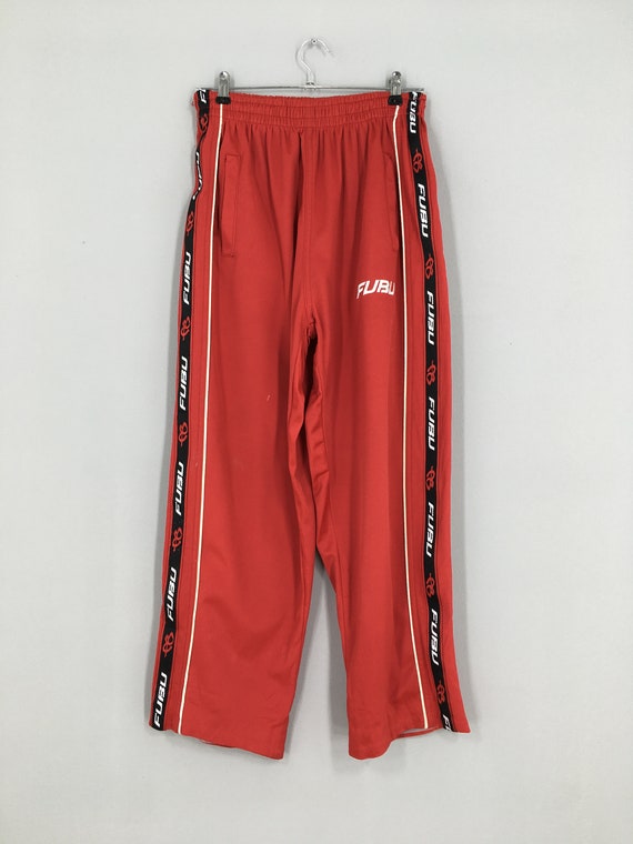 Vintage Fubu Track Pants Women Fubu Red Pants Trai