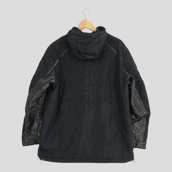 Vintage 90s Hugo Boss Black Leather Jorik Jacket Large Hugo Boss