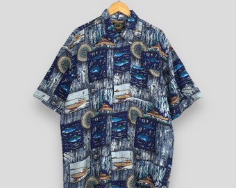 Chemise de nuit confortable rehaussée de dentelle - bleu foncé chiné