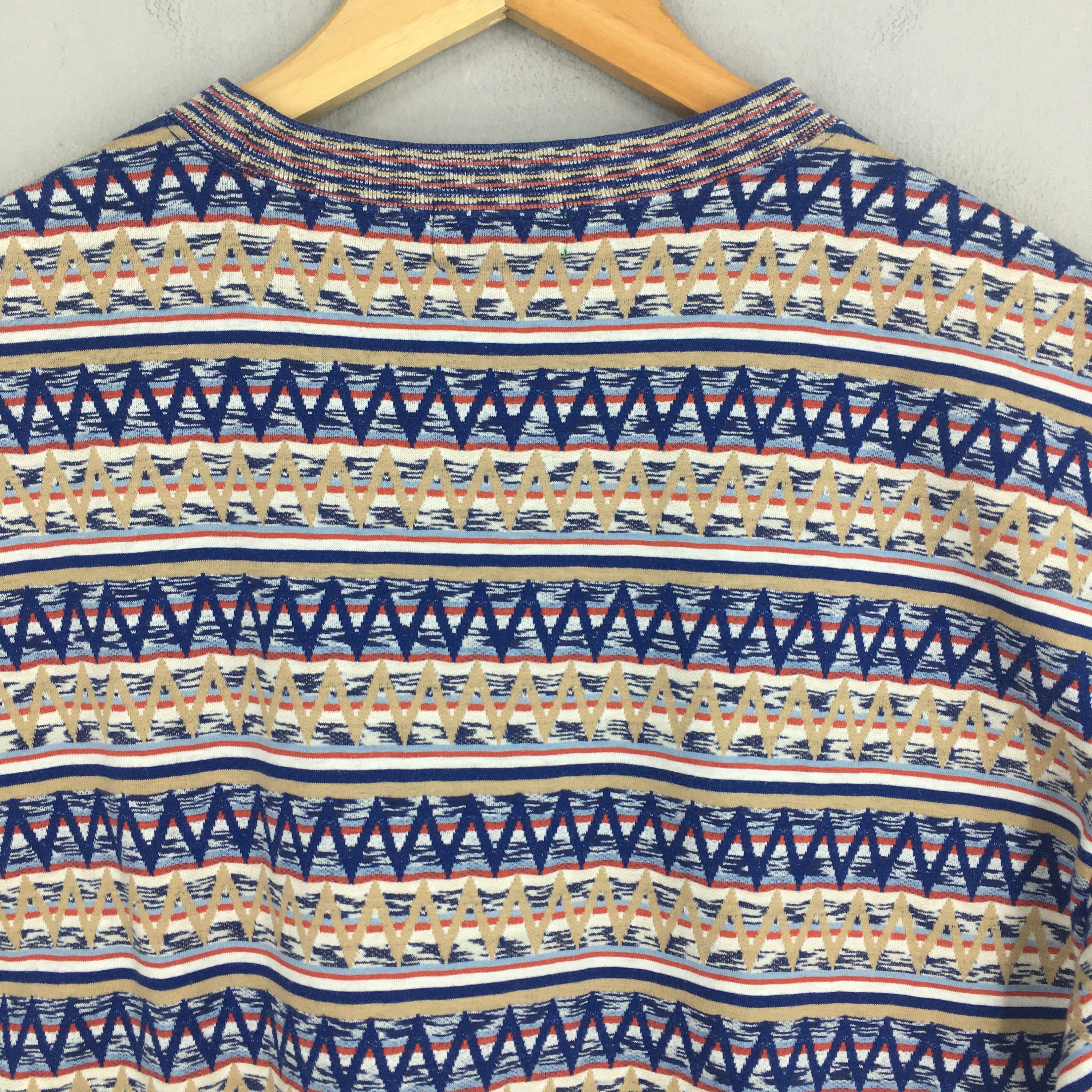 トップス vintage made in ITALY MISSONI tee cb MISSONI Vintage Orange Label Men's Shirt - RARE! - Made in