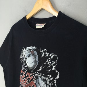 Vintage Berserk Japanese Warrior Manga T-shirt Stor 2000-tal Kentaro Miura Cospa Tigerlion Moikana Anime Japan Fantasy Sci Fi-tröjor storlek L bild 5