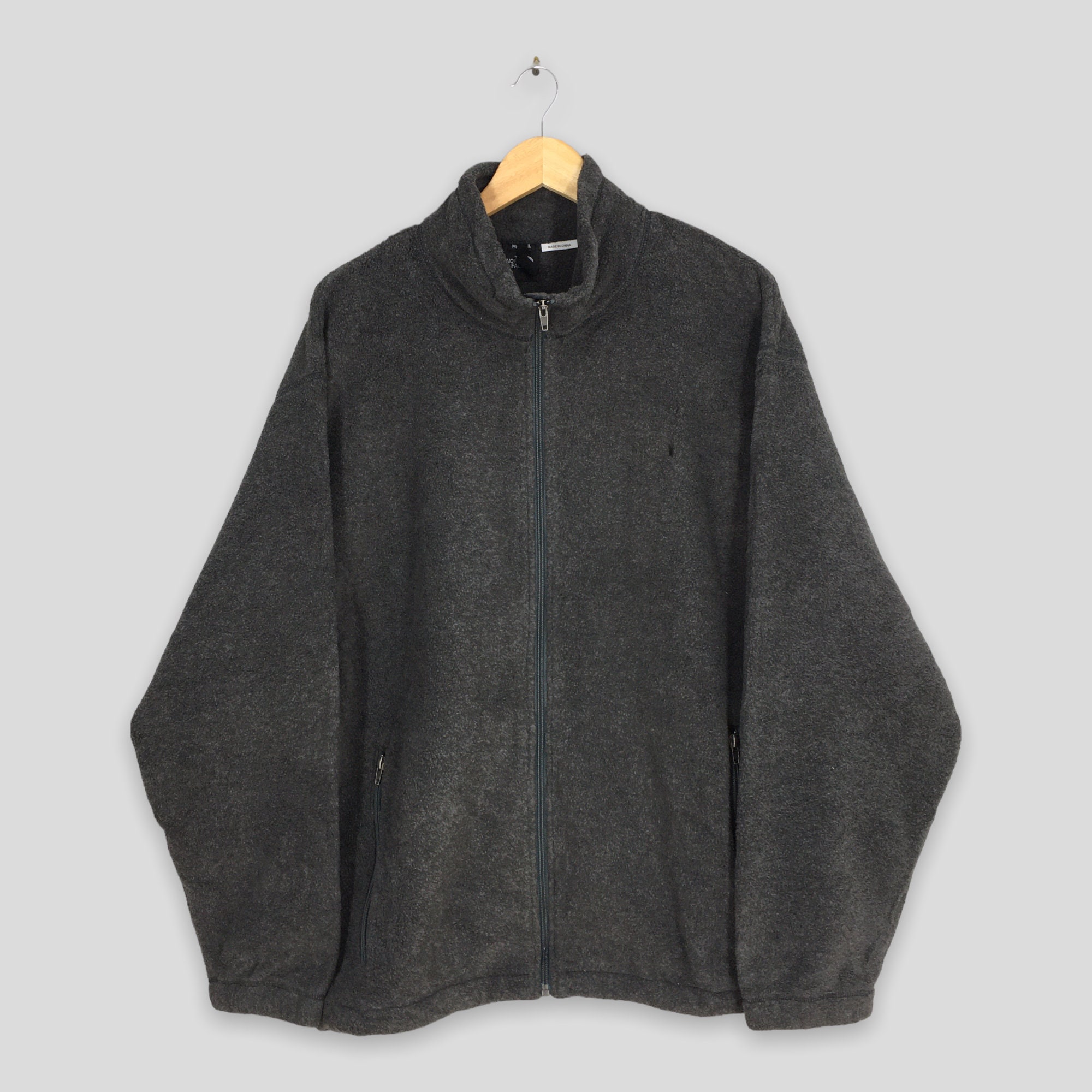 vintage The North Face Warmer Fleece Sweater gris XL Large North Face Sportswear Veste polaire polaire North Face Manteau coupe-vent North Face taille