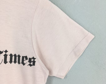 Vintage Hysteric Glamour the Hysteric Times T Shirt Xsmall Vintage Hysteric Glamour the Hysteric Times T Shirt Xsmall