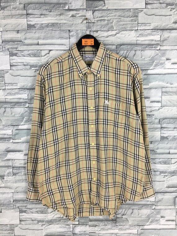 burberry nova check shirt vintage