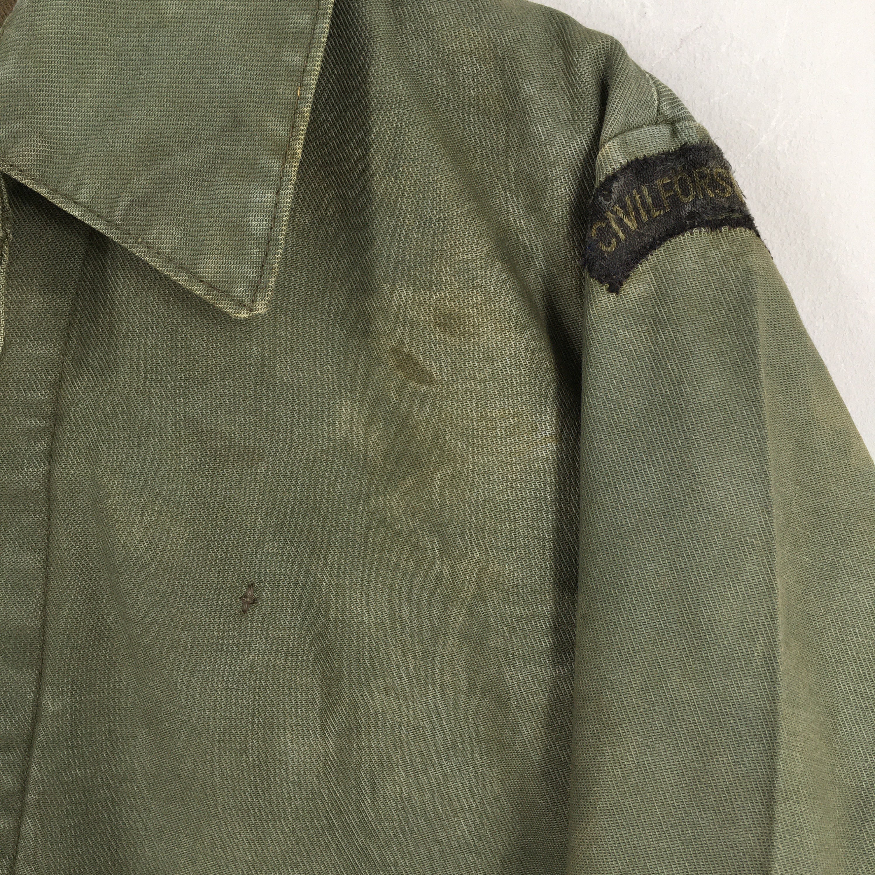 Original Customized Solid Color Upcycled Military Jacket