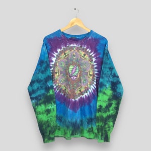 Vintage Y2K Grateful Dead Rock Concert Tie Dye Tshirt Large The Grateful Dead Music Concert Tour Psychedelic Hippies The Deadhead Tee Size L