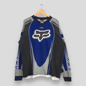 Vintage Fox Racing Team Motocross T shirt XLarge Fox Racing Motocross Shirt American Extreme Sports Fox Dirt Bike Longsleeve Fox Jersey XL