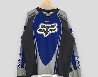 Vintage 90s Fox Racing Shirt Team Motocross Moto-x Race Vintage 90s Fox Racing Shirt Team Motocross Moto-x Race