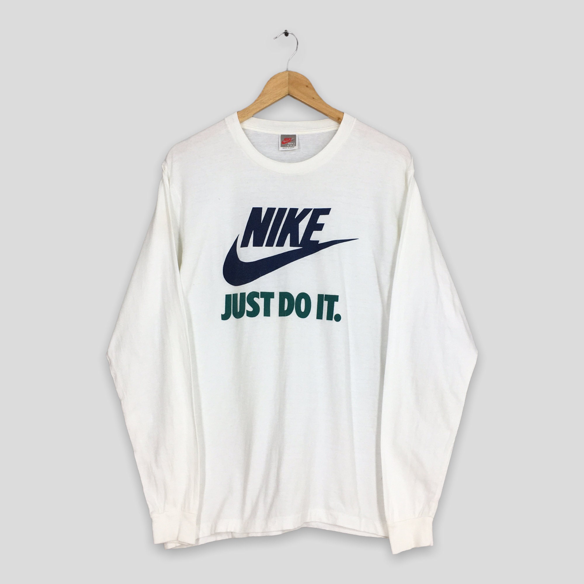 Vintage 90's Nike Swoosh Just Do It Tshirt Medium Nike Big Logo