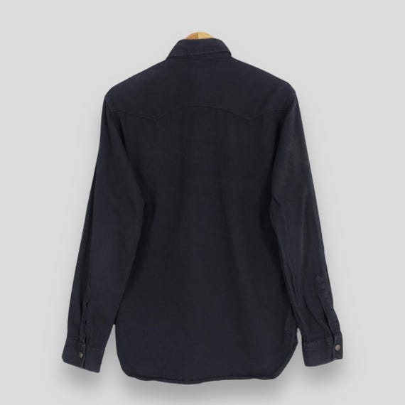 Vintage 90s Versace Jeans Couture Black Shirt Small Versace