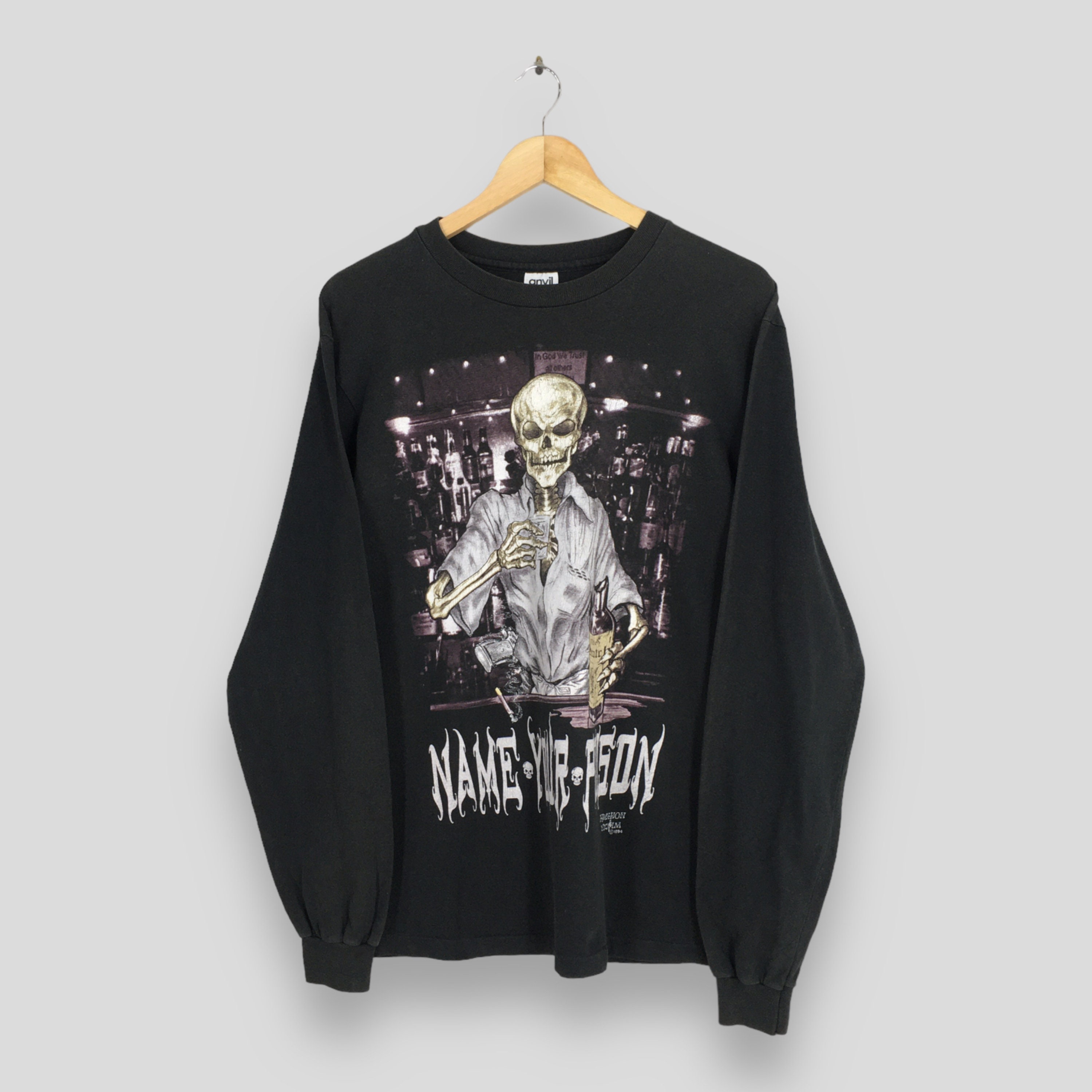 国内で当店のみ VINKID - Skeleton Graphic Fake Fashion VINKID Skeleton Graphic Fake Fashion T-Shirt