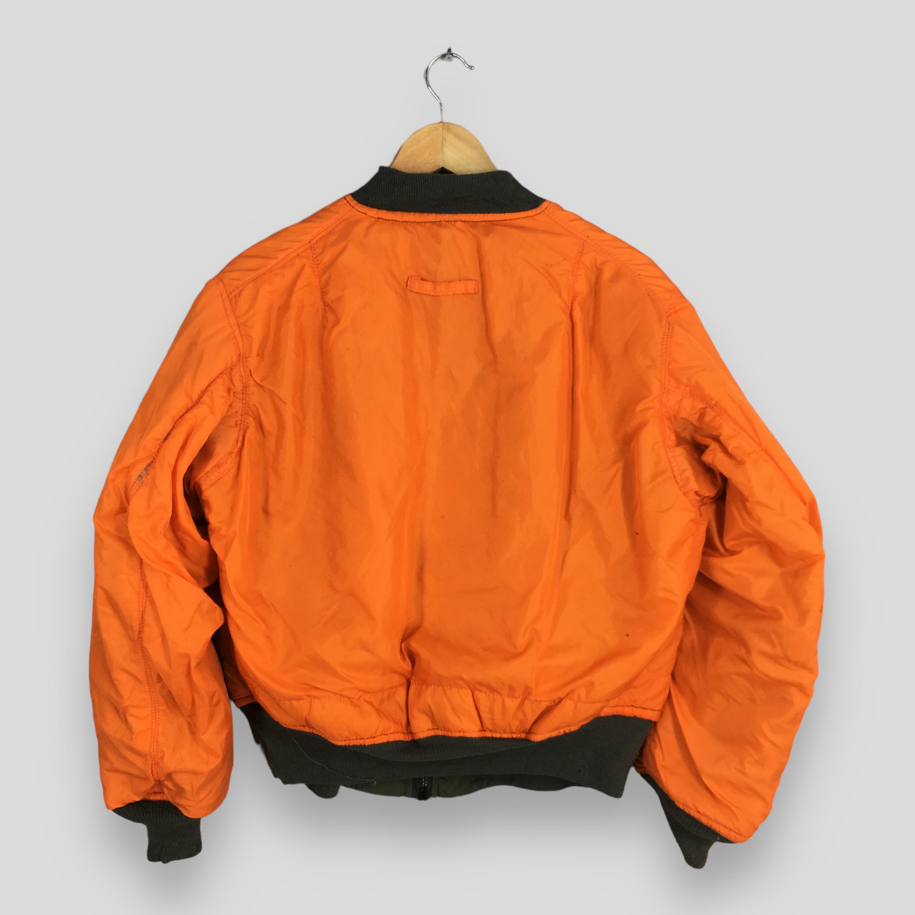 80s usa製 alpha ma-1 M reversible flight ALPHA INDUSTRIES Reversible Flight MA-1 Bomber Jacket Silver