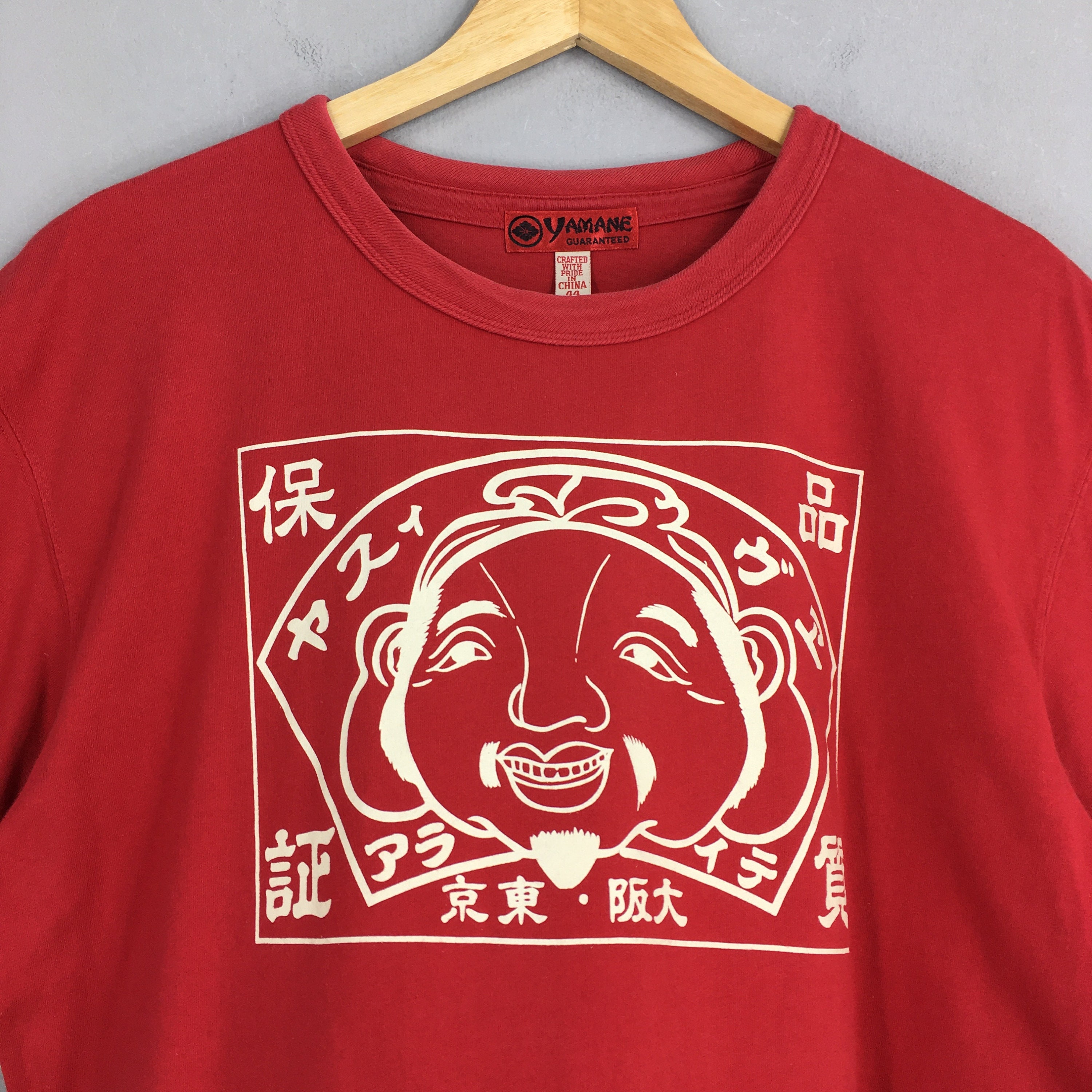 希少　90s Evis Tシャツ Vintage Evisu Jason Japan Red T Shirt Medium 90's Evisu