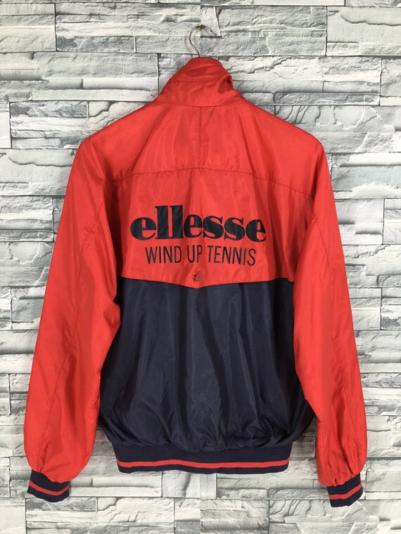 ellesse red windbreaker